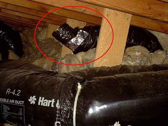 Bath Fan Vented into Attic Bath Fan Vented into Attic